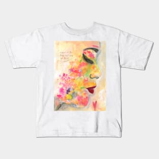 Blush Full Image Kids T-Shirt